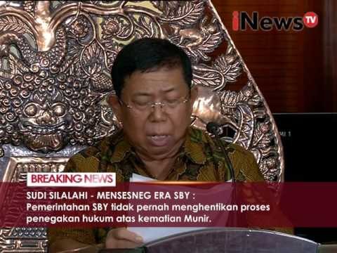 Sudi S : Kami harap mantan anggota TPF Munir bisa menyerahkan naskah - iNews Breaking News 25/10