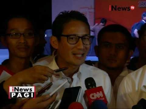 Pasangan Anies & Sandi merasa bersyukur mendapat nomer urut 3 - iNews Pagi 26/10