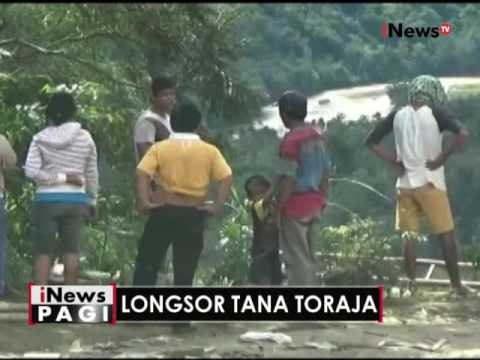Tebing longsor di Tana Toraja akibatkan rumah warga rusak - iNews Pagi 27/10
