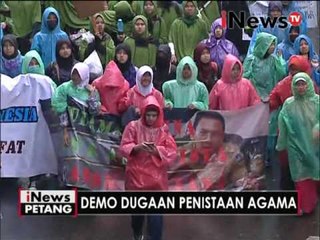 Live Report : Tresia Wulandari, Demo dugaan penistaan agama - iNews Petang 28/10