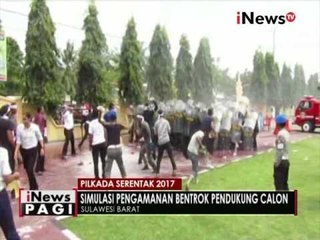 Polres Mamuju menggelar simulasi Pilkada, antisipasi kerusuhan - iNews Pagi 28/10