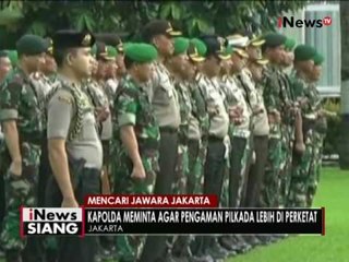 TNI & POLRI lakukan apel bersama dalam rangka pengamanan Pilkada - iNews Siang 26/10