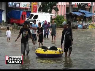 Banjir yang melanda Bandung akibatkan terganggunya aktifitas warga - iNews Siang 31/10