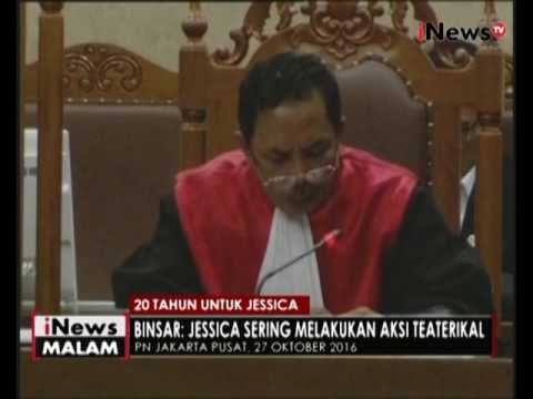 20 tahun untuk Jessica, Binsar : Jessica sering lakukan aksi teaterikal - iNews Malam 30/10