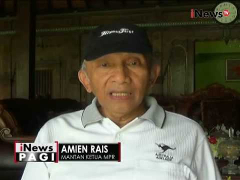 Amien Rais : Lambatnya penanganan kasus penistaan agama akan memecah persatuan - iNews Pagi 31/10