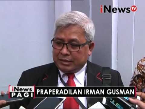 Irman Gusman tak hadir di sidang Praperadilan karena sakit - iNews Pagi 01/11