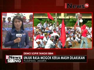 Live Report : Reny Anggraini, Demo sopir tangki bbm - iNews Siang 01/11