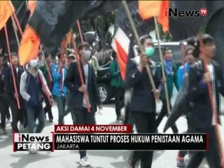 Download Video: Ratusan Mahasiswa berunjuk rasa mendesak proses hukum penistaan agama - iNews Petang 02/11