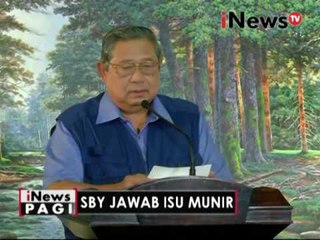 SBY jawab isu Munir - iNews Pagi 03/11