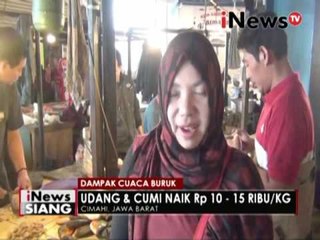 Dampak cuaca buruk, harga ikan melonjak - iNews Siang 02/11