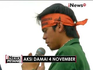Live Report : Terkait unjuk rasa Mahasiswa tuntut hukum penistaan agama - iNews Petang 02/11