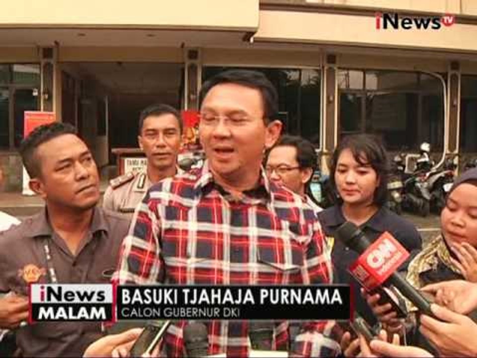 Ahok lakukan blusukan ke Rawa Belong, sebagian warga menolak kedatangannya - iNews Malam 02/11