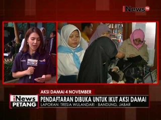 Live Report : Terkait pendaftaran massa di Bandung yang ikut aksi 4 November - iNews Petang 03/11