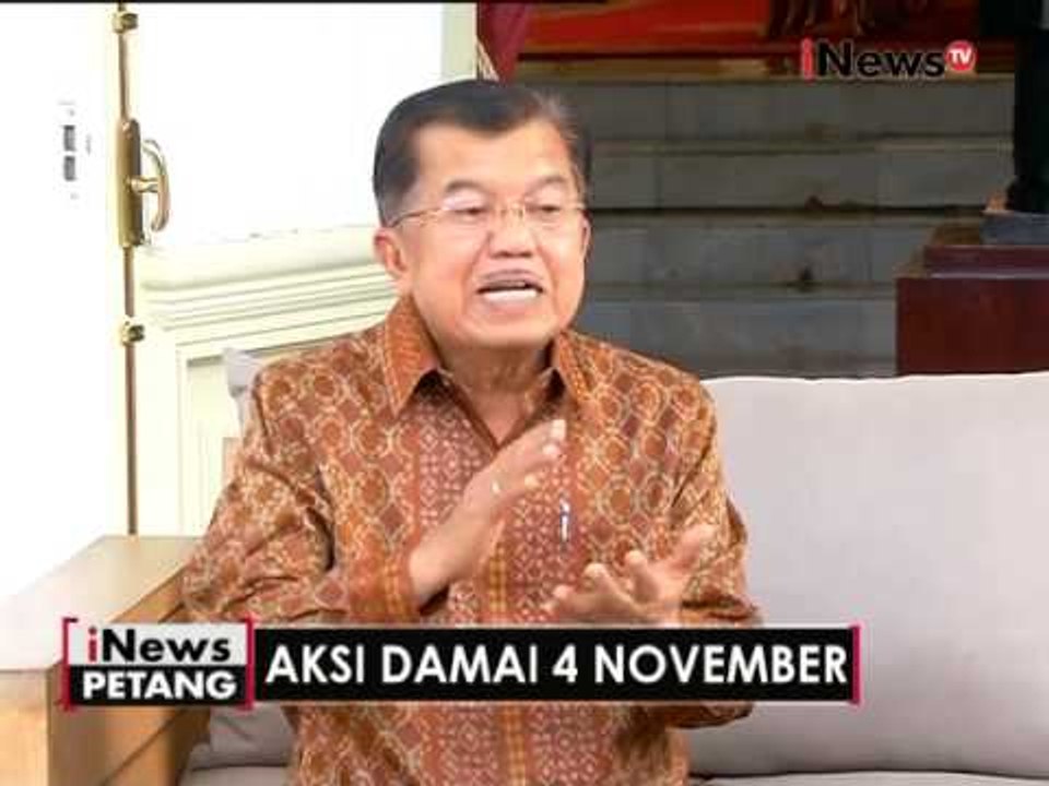 Pembahasan Presiden Jokowi & Wapres JK terkait aksi damai 4 November - iNews Petang 03/11