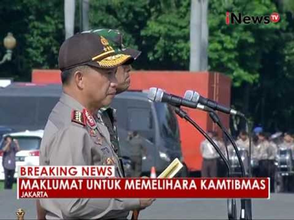 Kapolda Metro Jaya keluarkan maklumat terkait aksi damai 4 November - iNews Breaking News 04/11