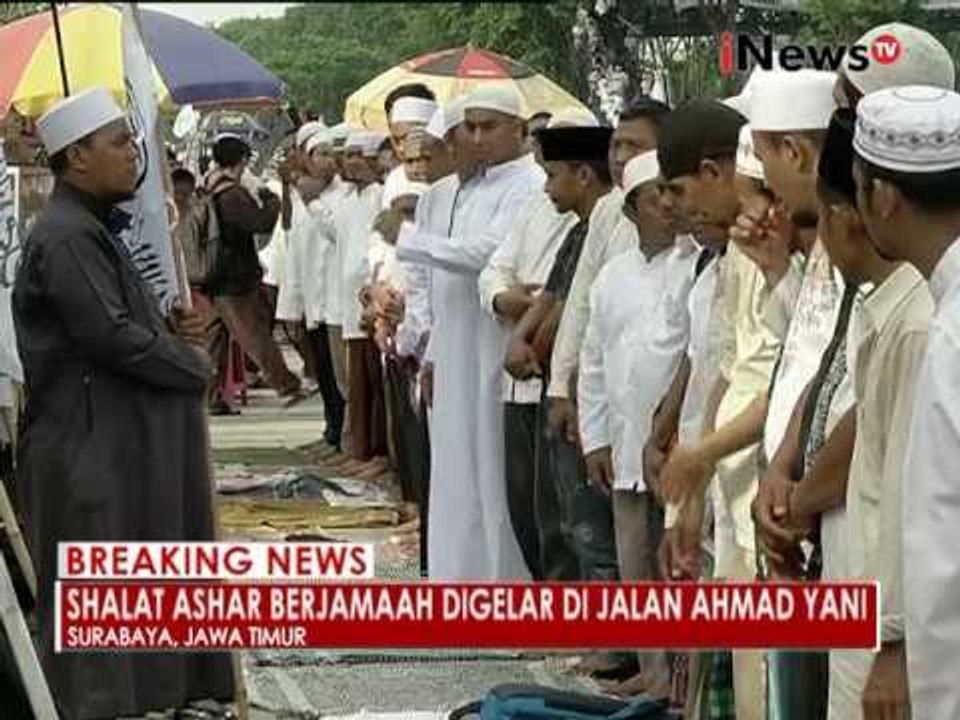 Aksi damai di Surabaya berlangsung tertib dan kondusif - iNews Breaking News 04/11