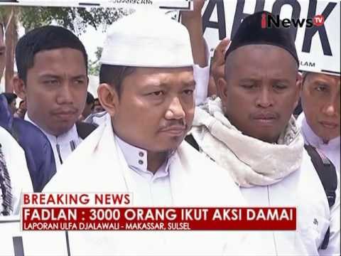 Live report : situasi terkini aksi damai di Makassar - iNews Breaking News 04/11