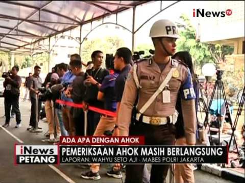 Live report : Perkembangan terkini pemeriksaan Ahok di Propam Mabes Polri - iNews Petang 07/11