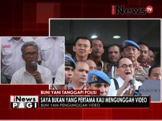 Buni Yani : Saya bukan yang pertama kali mengunggah video - iNews Pagi 08/11