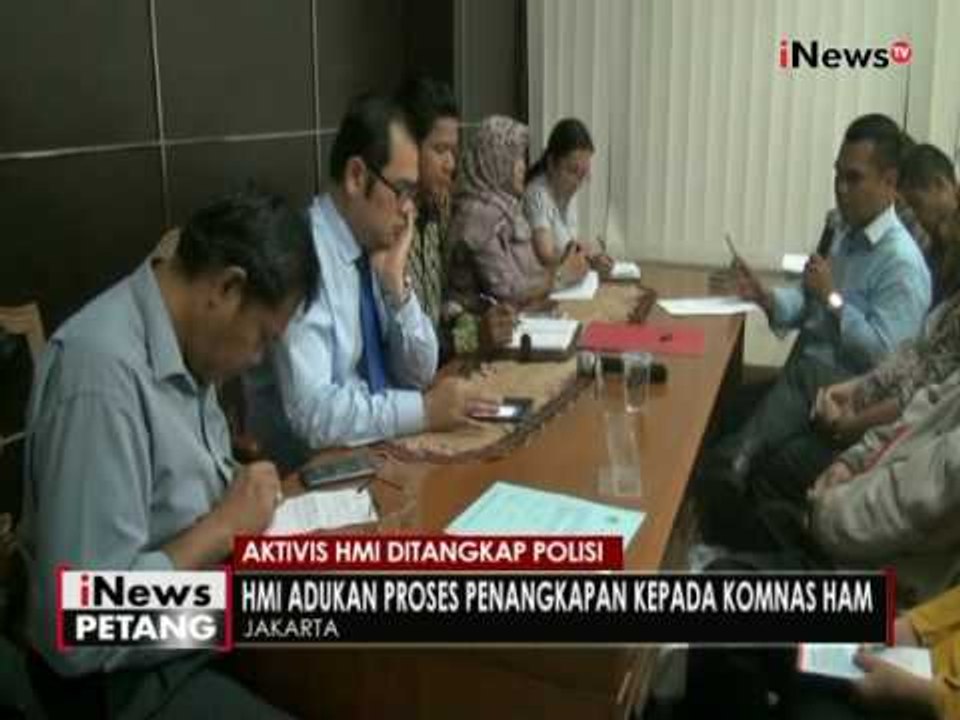 Aktivis ditangkap, HMI adukan proses penangkapan ke Komnas HAM - iNews Petang 08/11