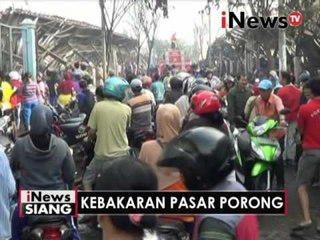 Kebakaran pasar Porong - iNews Siang 09/11