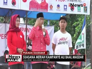 Cagub Sulbar Ali Baal Masdar menyapa warga pesisir pantai - iNews Malam 09/11