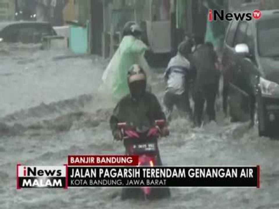 Diguyur hujan deras, Bandung kembali banjir - iNews Malam 09/11