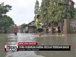 Hujan deras guyur Klaten akibatkan banjir setinggi 30 cm - iNews Siang 10/11