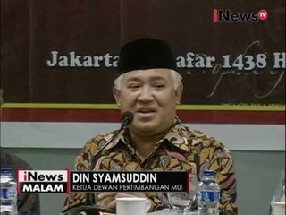 Din Syamsuddin : Jangan karna orang satu harmoni bangsa terganggu - iNews Malam 09/11