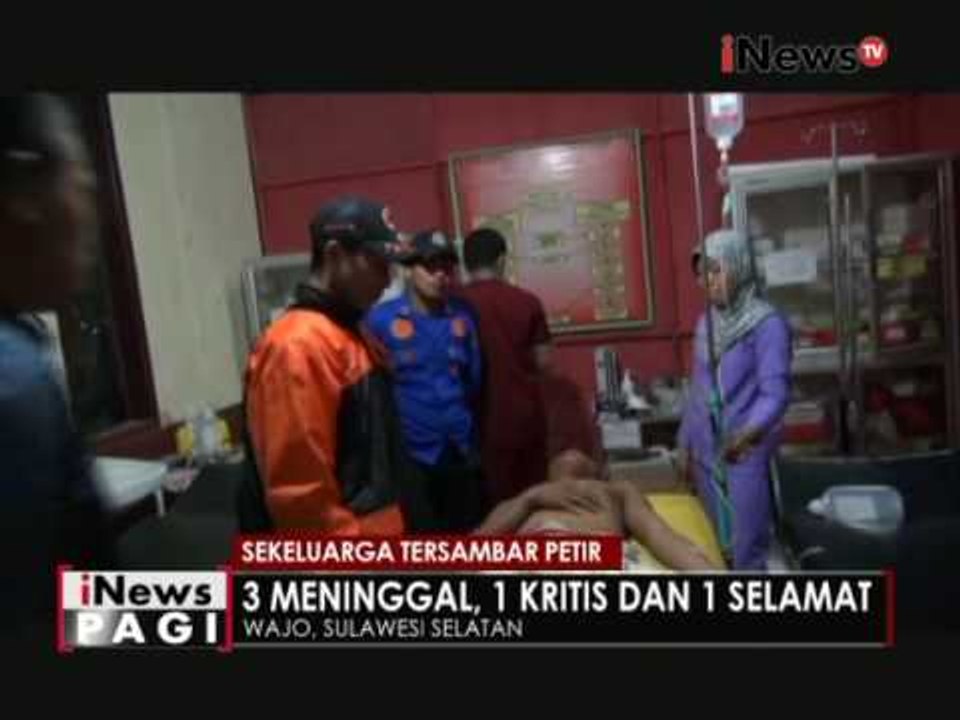 1 Keluarga tersambar petir saat berteduh, 3 meninggal dan lainnya kritis - iNews Pagi 09/11