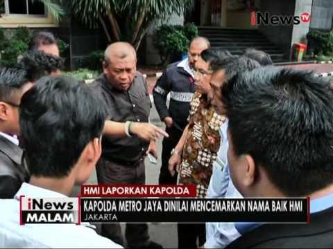 HMI akan laporkan Kapolda Metro Jaya atas dugaan pencemaran nama baik - iNews Malam 10/11