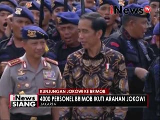 Kunjungan Jokowi ke Brimob - iNews Siang 11/11