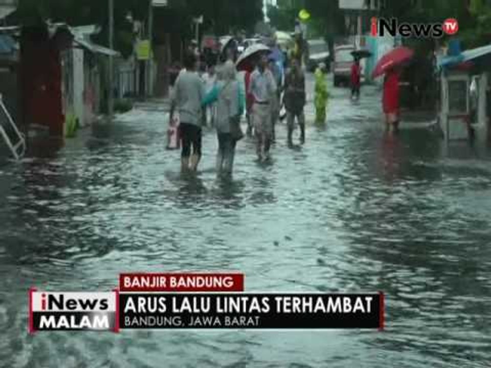 Akibat hujan dan angin kencang, Stasiun di Bandung terendam banjir - iNews Malam 13/11