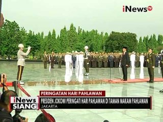 下载视频: Presiden Jokowi jadi Inspektur upacara peringatan hari Pahlawan di TMP Kalibata - iNews Siang 10/11