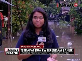Live Report : Prilita Septiviani, banjir Tangerang - iNews Petang 14/11