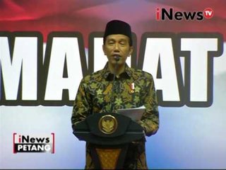 Safari politik Jokowi, presiden ajak ulama jaga keutuhan NKRI - iNews Petang 14/11
