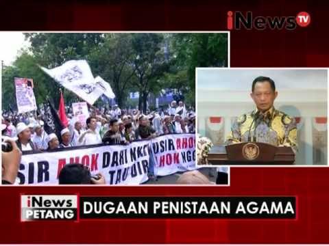 Ratusan ribu umat islam desak Ahok diproses hukum - iNews Petang 15/11