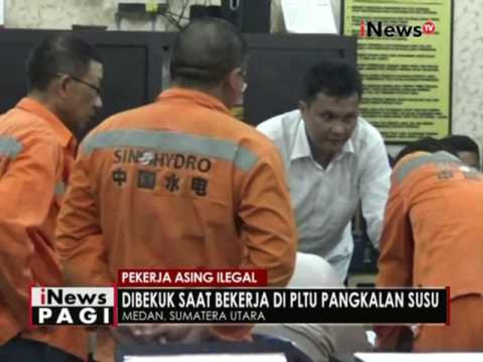 Pekerja Asing Ilegal asal Tiongkok di amankan karena tidak memiliki izin - iNews Pagi 16/11