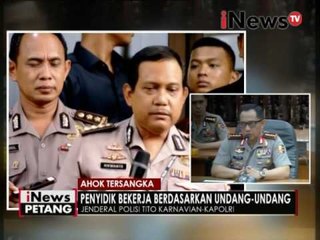 Tito Karnavian : Penyidik bekerja berdasarkan undang-undang - iNews Petang 16/11