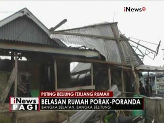Belasan rumah rusak akibat di terjang Puting Beliung - iNews Pagi 17/11