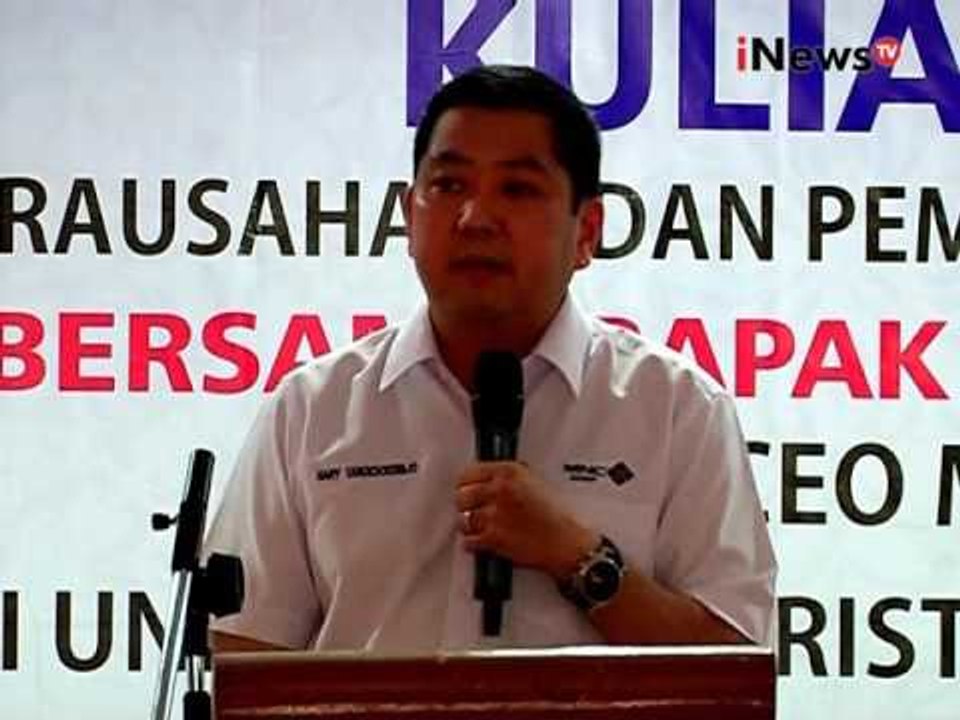 HT berikan kuliah umum di UKI Toraja & mendorong generasi muda untuk berwirausaha - iNews Pagi 17/11