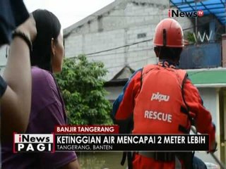 Скачать видео: Banjir masih merendam Perumahan di Tanggerang Banten - iNews Pagi 16/11