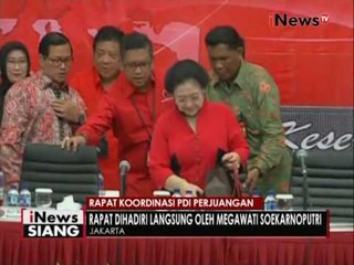 Megawati memimpin rapat koordinasi PDI Perjuangan, Ahok menyapa pendukungnya - iNews Siang 17/11