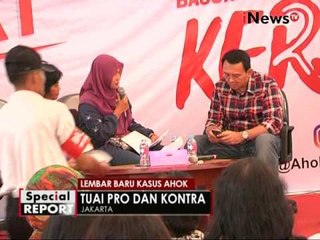 Penetapan tersangka Ahok masih menjadi Pro kontra di warga - Spesial Report 17/11
