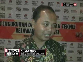 Ketua KPUD Sumarno : Partai yang tarik dukungan akan dikenai sangsi pidana - iNews Malam 16/11