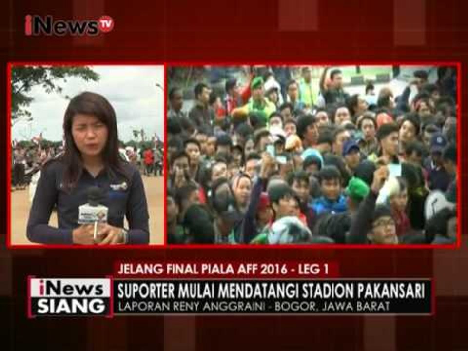 Live Report : Kondisi terkini Stadion Pakansari jelang Final AFF - iNews Siang 14/12