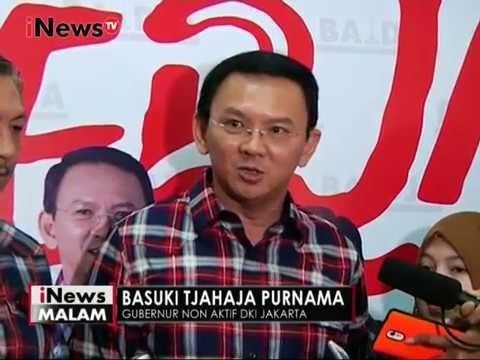 Ahok menerima jika Mendagri memberhentikan sementara sebagai Gubernur - iNews Malam 14/12