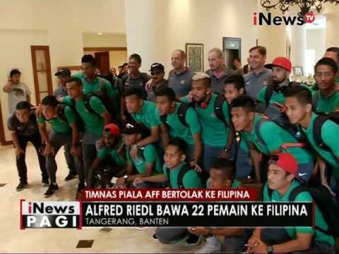 Alfred Riedl bawa 22 pemain Nasional Indonesia dalam piala AFF di Filipina - iNews Pagi 18/11