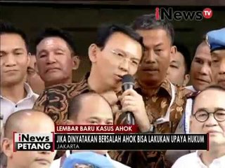 Ahok bertekad menangkan Pilkada DKI satu putaran - iNews Petang 17/11