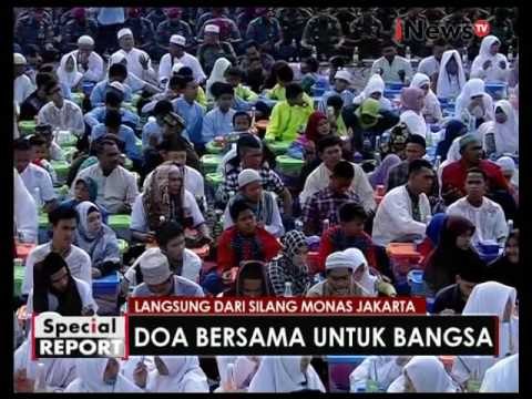 Doa Untuk Bangsa bersama TNI, POLRI, warga & Ulama di Monas Part 1 - Spesial Report 18/11